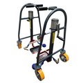 Pake Handling Tools Machinery Mover, 1320 lb. Cap, PU Wheel, Set of 2 PAKFM01